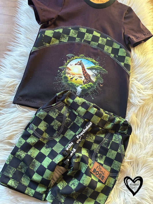 Bügelbild Savanne Giraffe #1 Fylou's Style