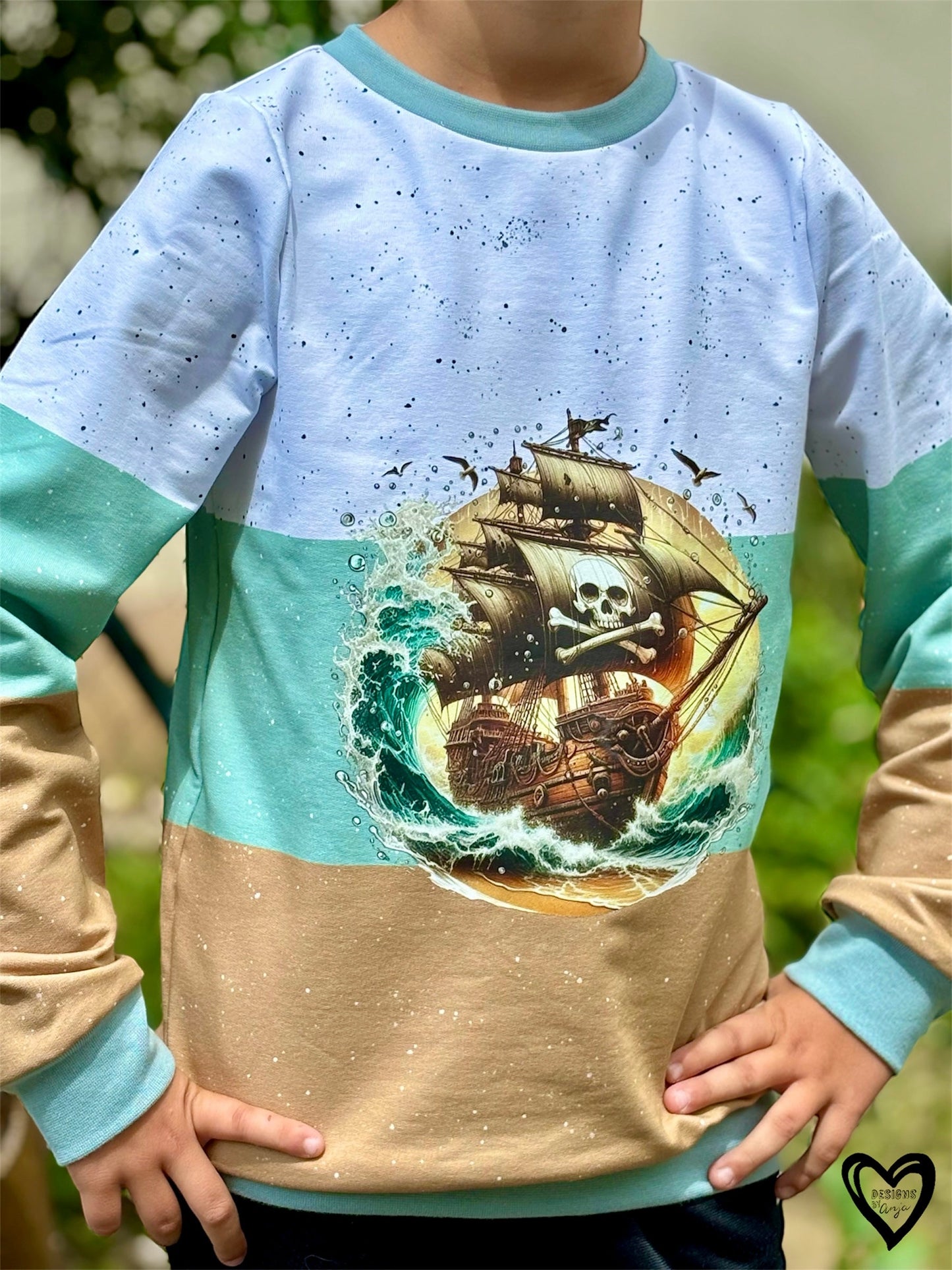 Bügelbild Piratenschiff #4 Fylou's Style