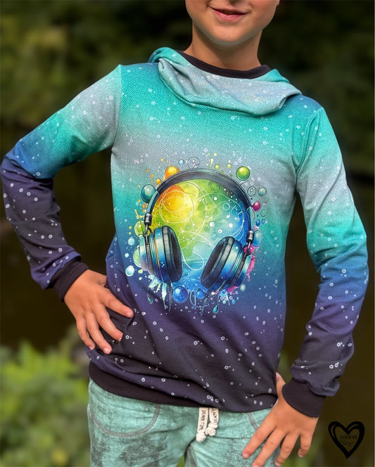 Bügelbild Colorful Kopfhörer #1 Fylou's Style