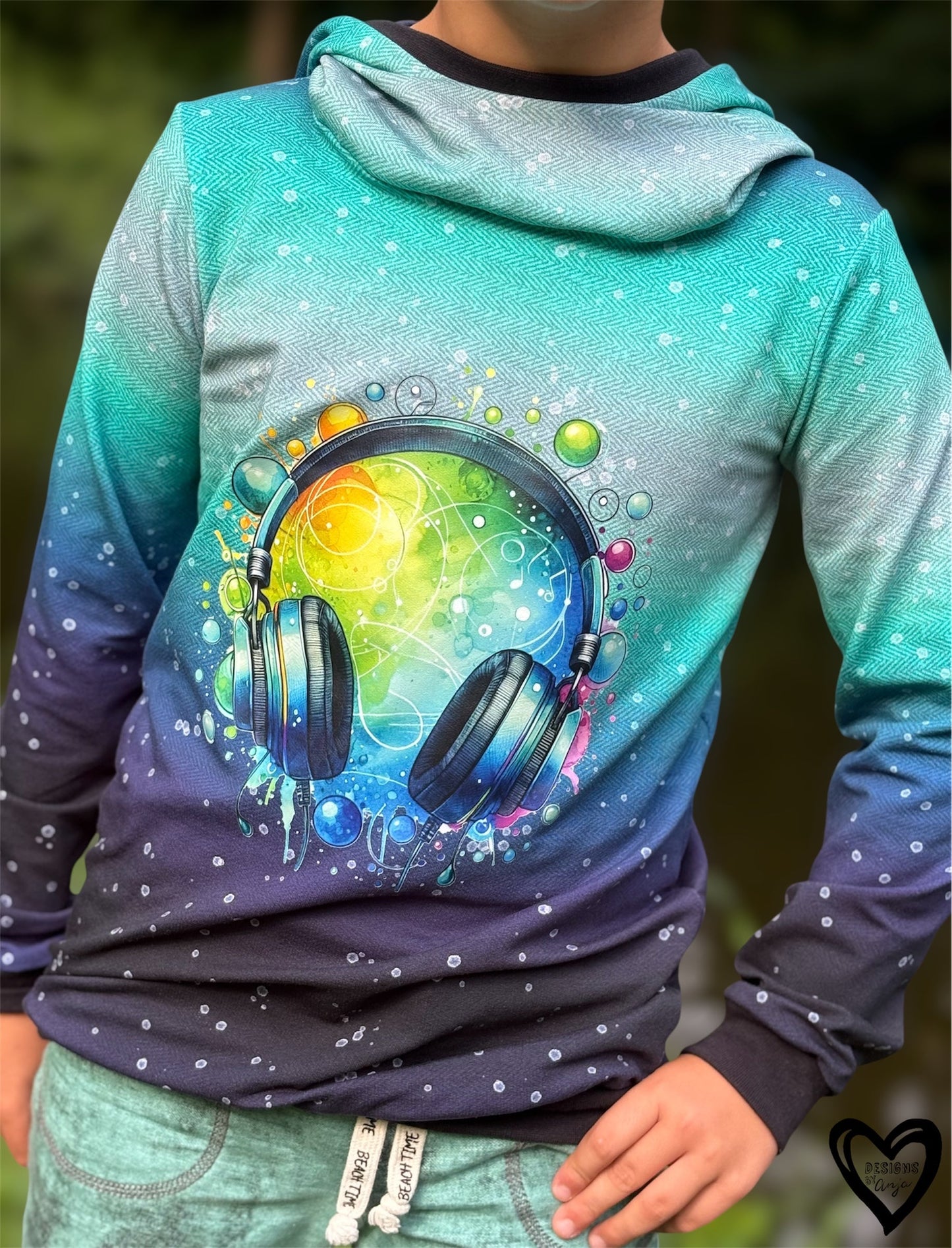 Bügelbild Colorful Kopfhörer #1 Fylou's Style