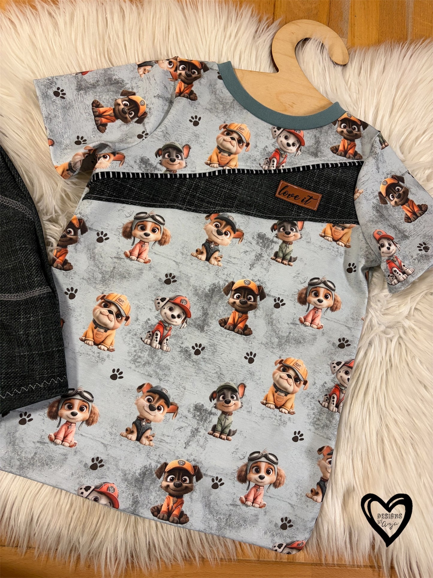 Kinderstoff Retter Hunde
