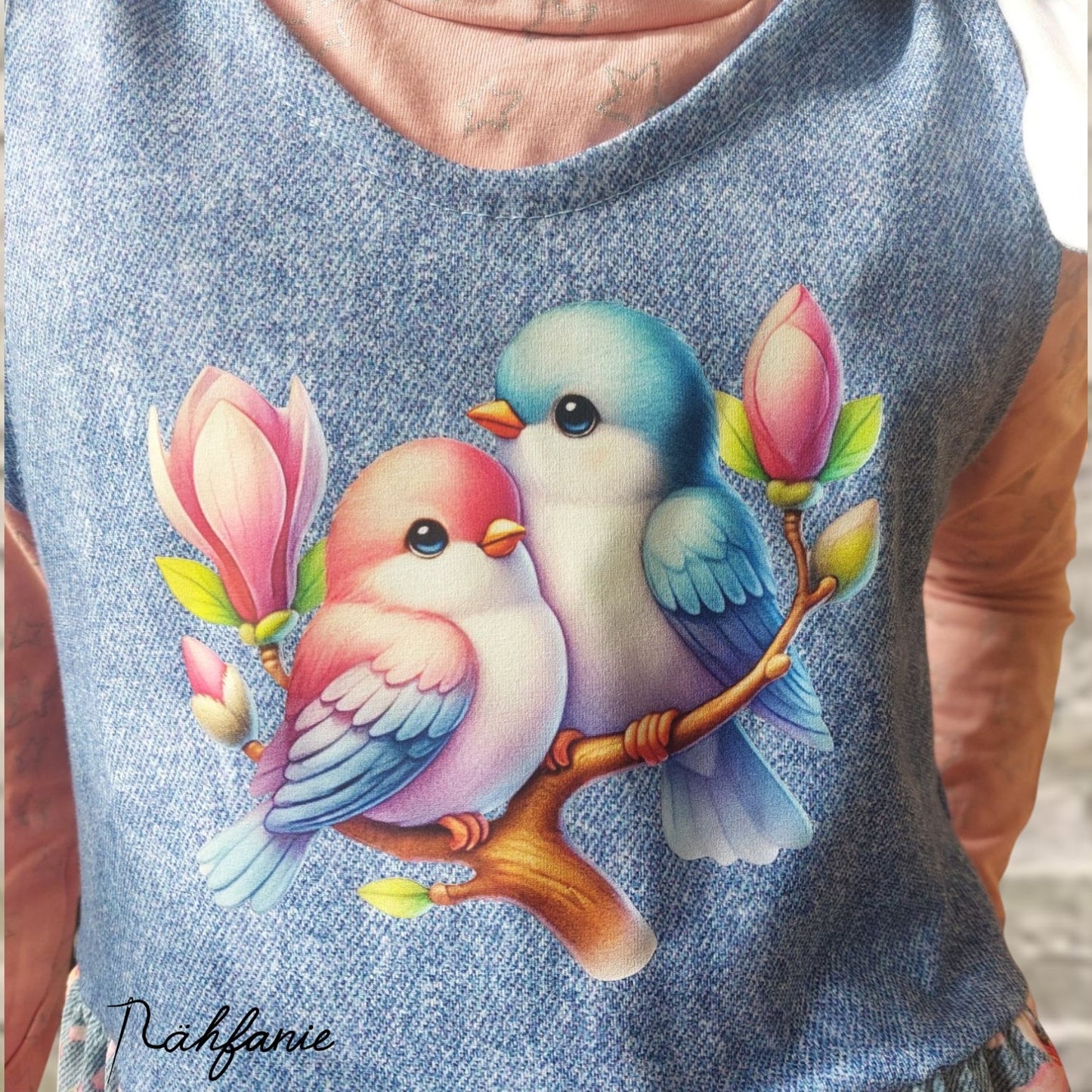 Bügelbild Frühlings Vogel #22 Fylou's Style