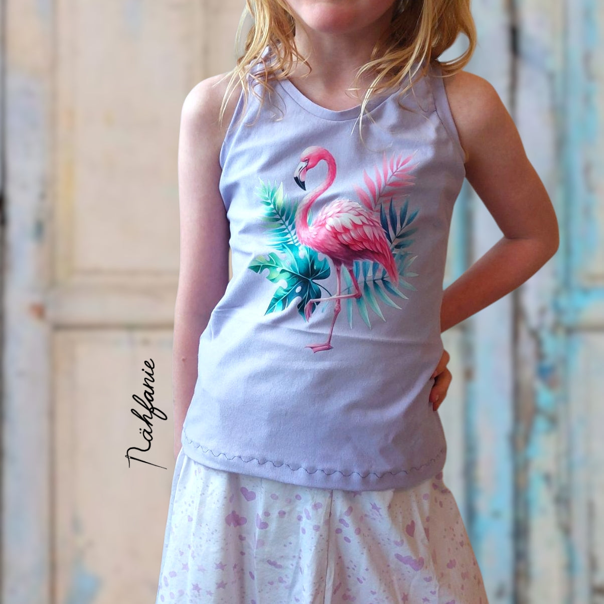 Bügelbild Watercolor Pink Sommer #03 Fylou's Style