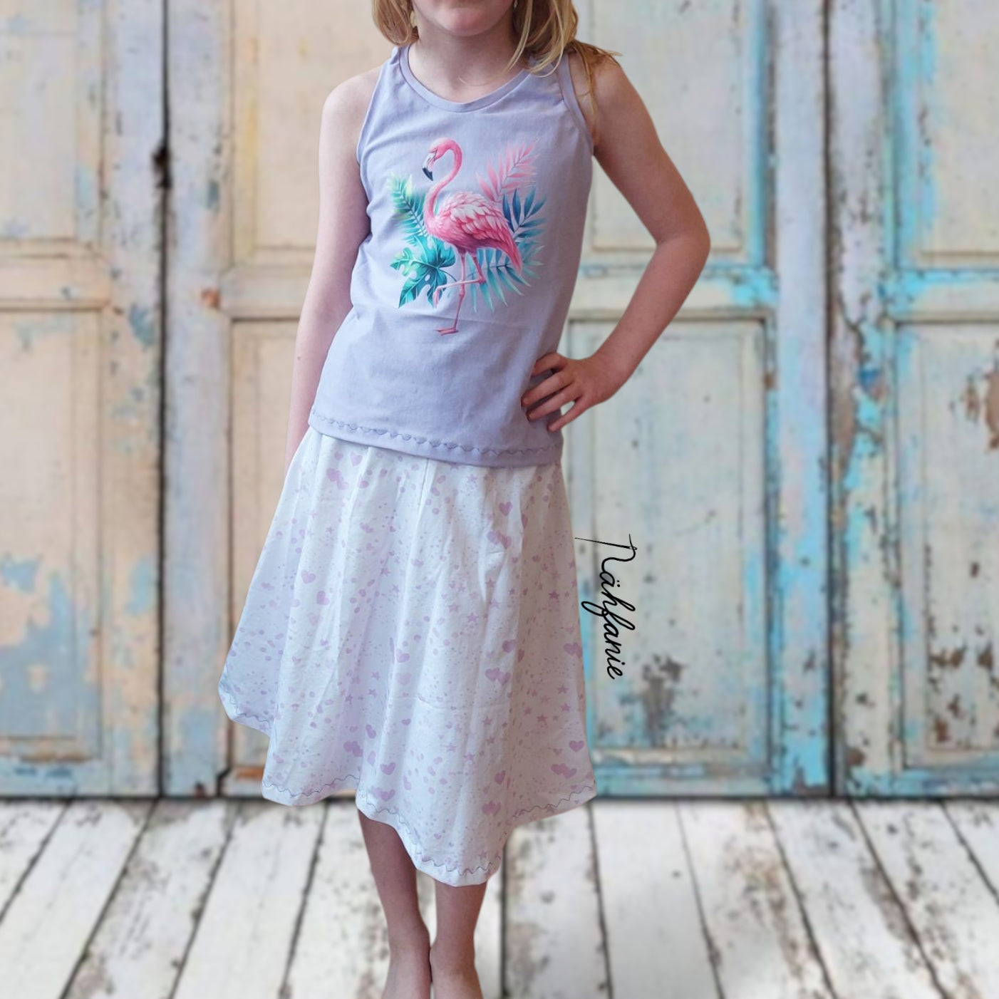 Bügelbild Watercolor Pink Sommer #03 Fylou's Style