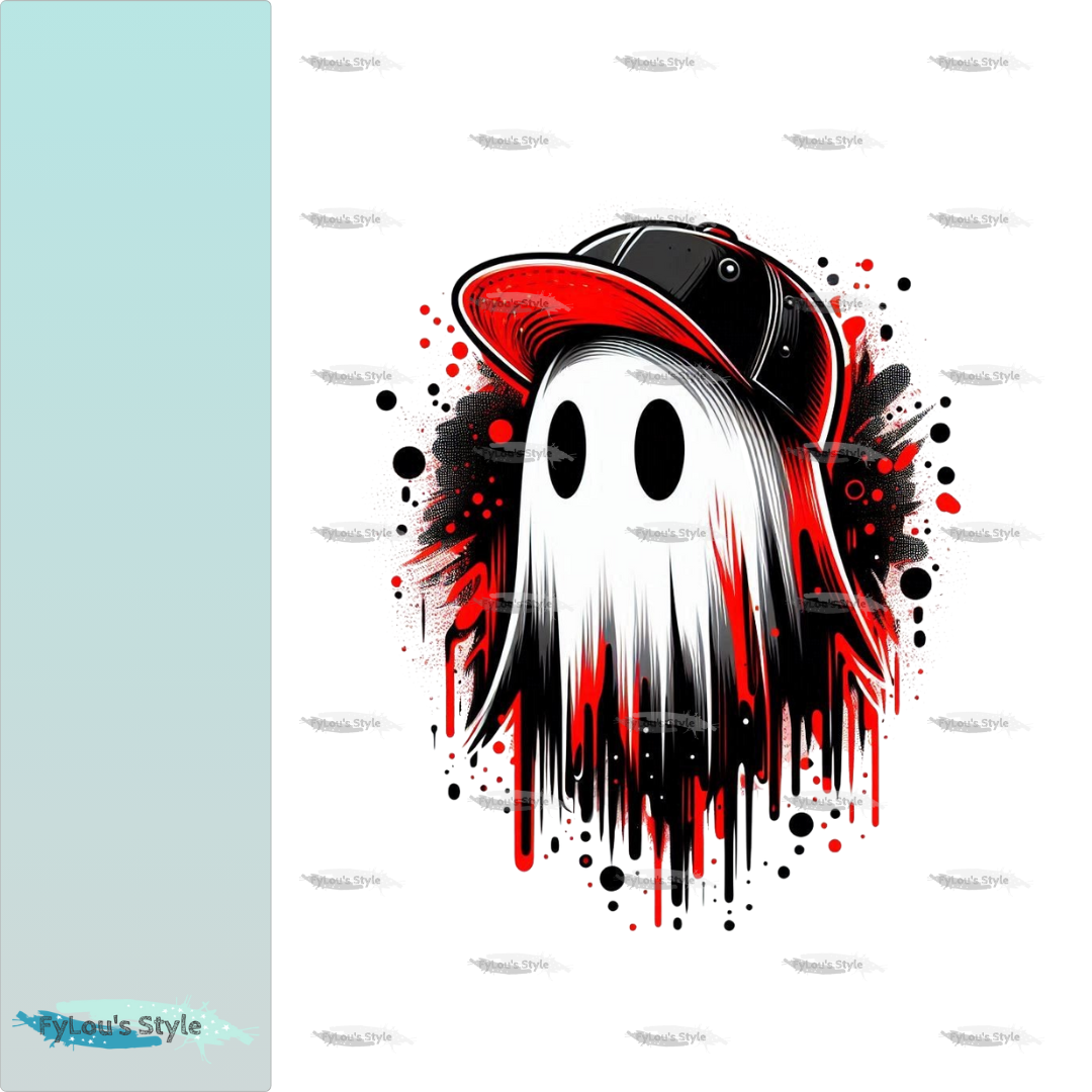 Bügelbild Red Ghost #1