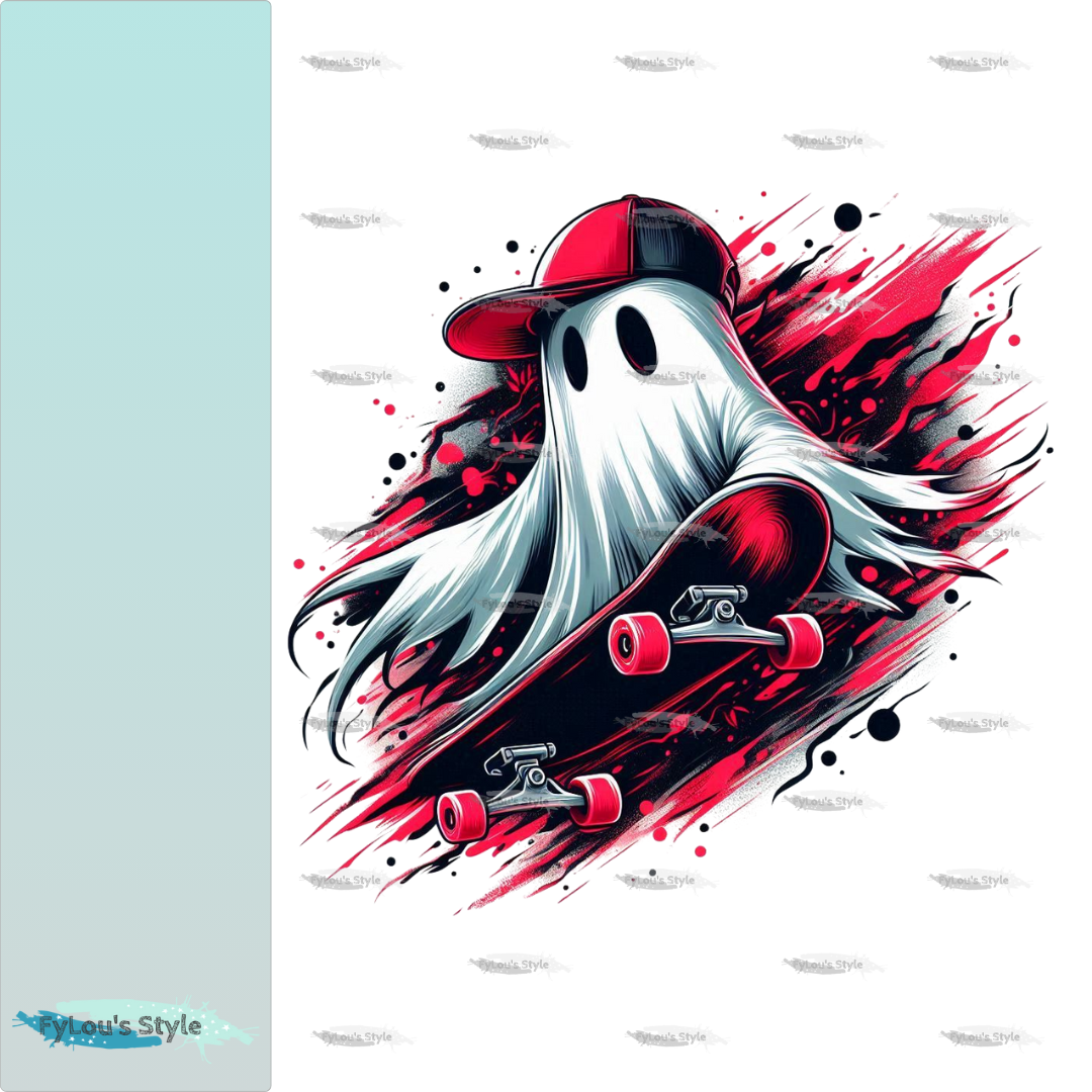 Bügelbild Red Ghost #4