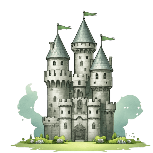 Bügelbild Schloss #1 Fylou's Style