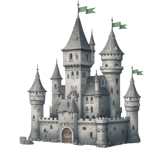 Bügelbild Schloss #2 Fylou's Style