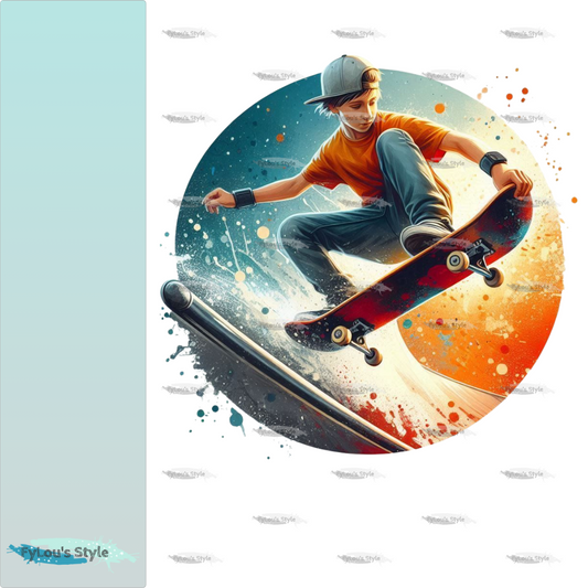 Bügelbild Skater #2 Fylou's Style