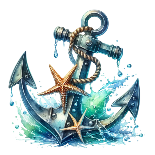 Bügelbild Sommer Anker #13 Fylou's Style