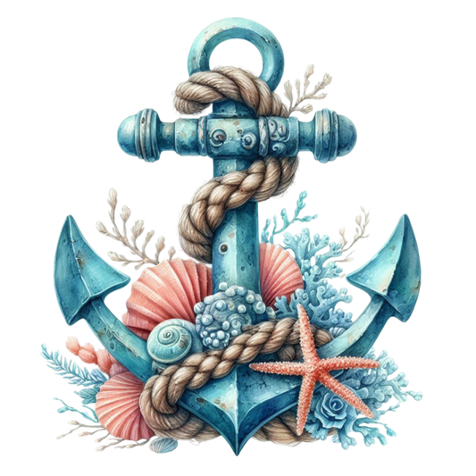 Bügelbild Sommer Anker #15 Fylou's Style