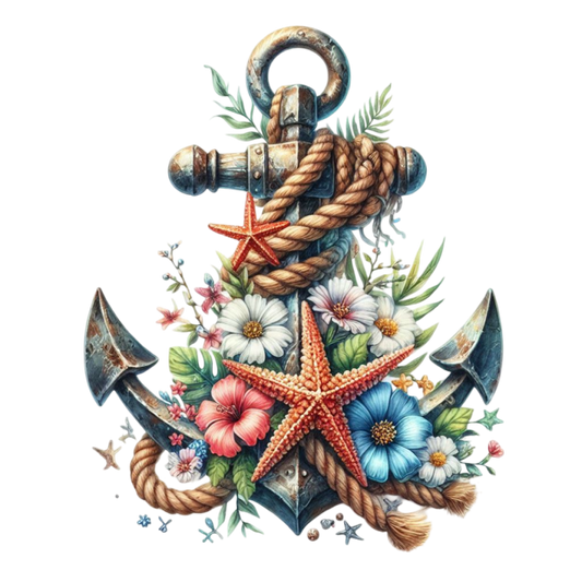 Bügelbild Sommer Anker #22 Fylou's Style