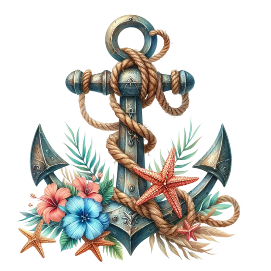 Bügelbild Sommer Anker #23 Fylou's Style