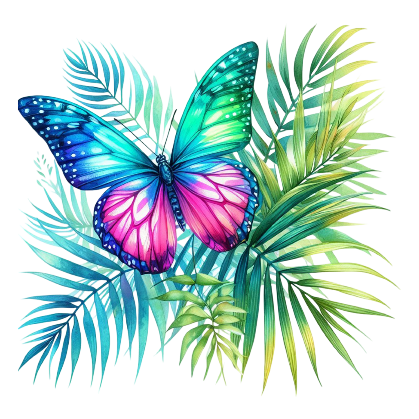 Bügelbild Sommer Schmetterling #10 Fylou's Style