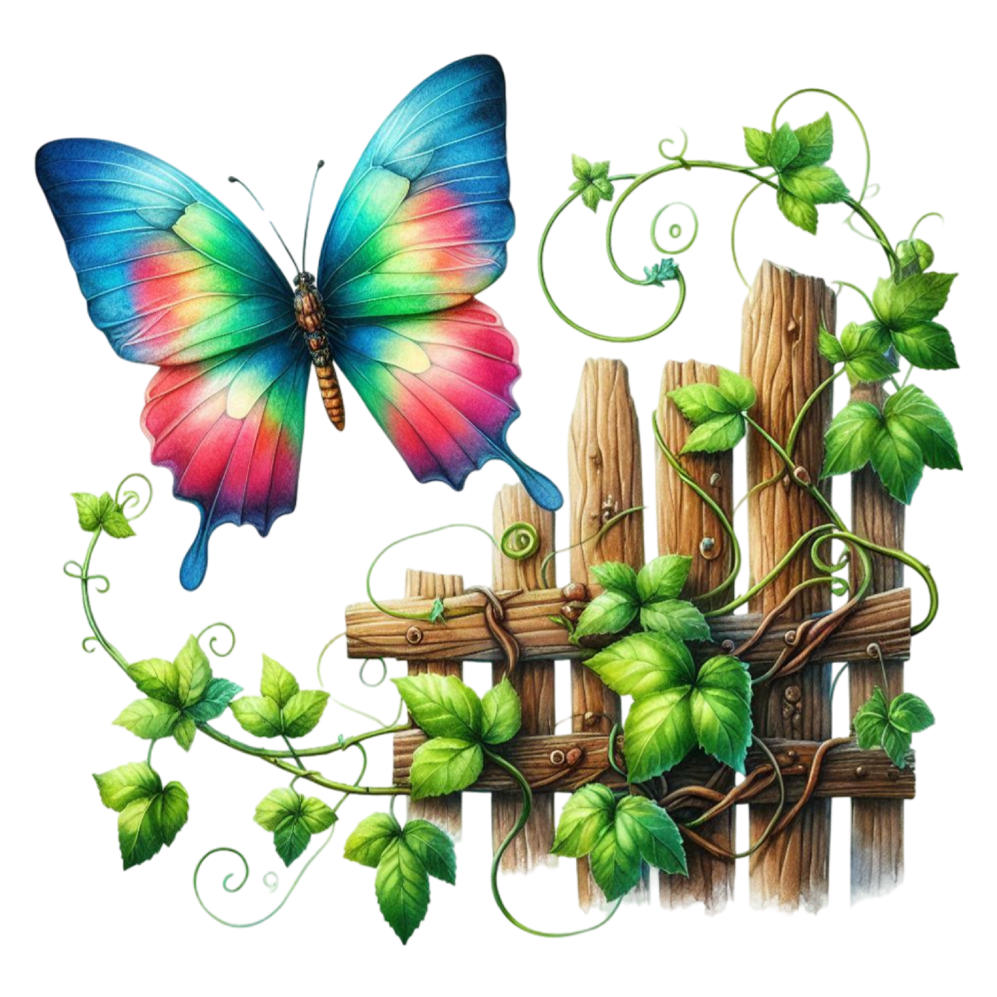 Bügelbild Sommer Schmetterling #15 Fylou's Style