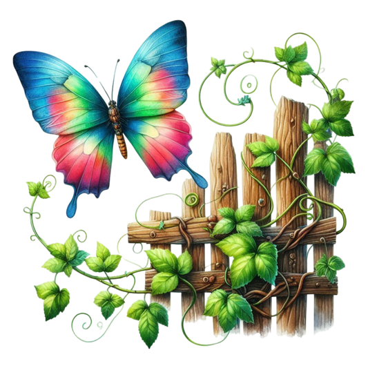 Bügelbild Sommer Schmetterling #15 Fylou's Style