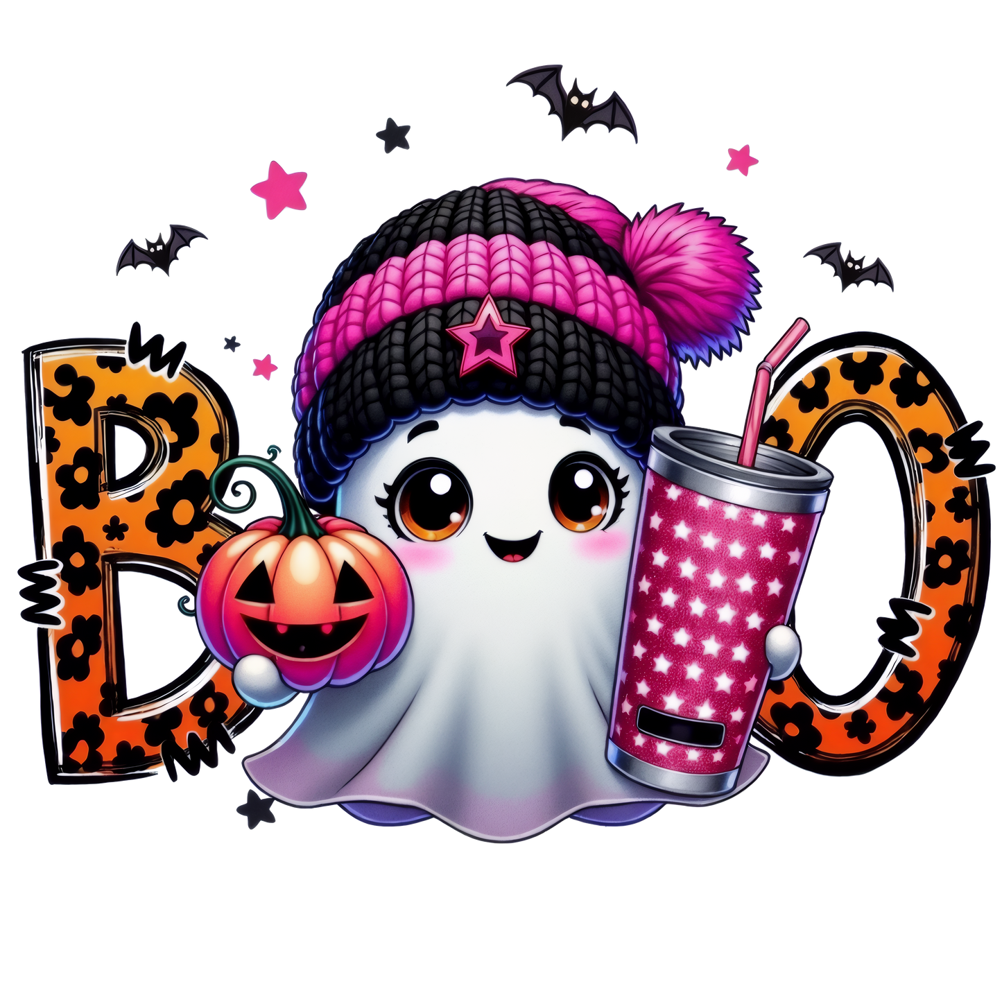 Bügelbild Spooky Boo Ghost Girl #2