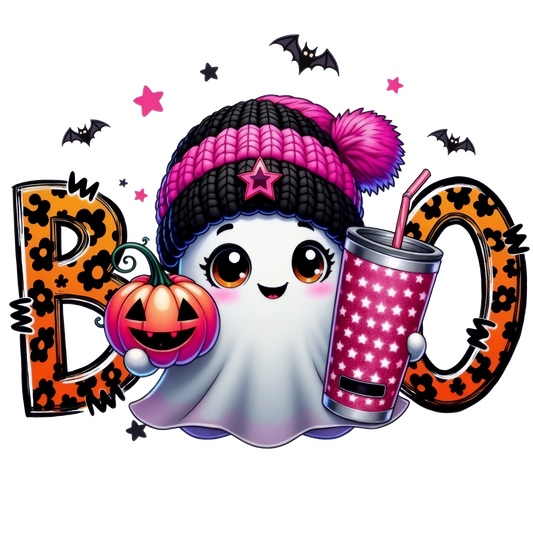 Bügelbild Spooky Boo Ghost Girl #2