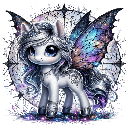 Bügelbild Spooky Einhorn #5