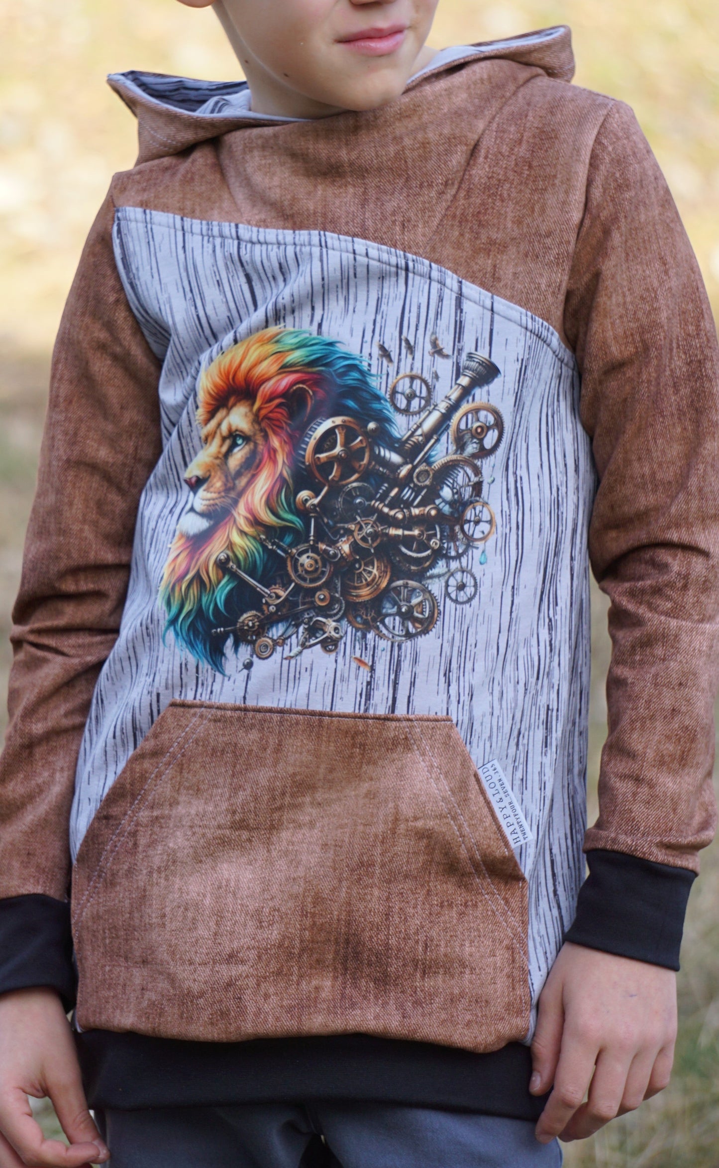 Bügelbild Steampunk Löwe #2 Fylou's Style