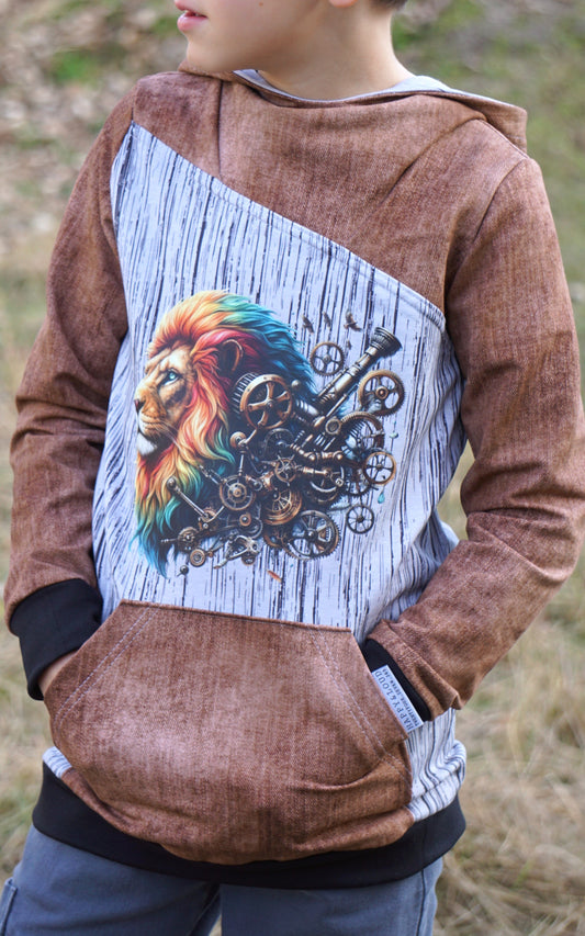 Bügelbild Steampunk Löwe #2 Fylou's Style