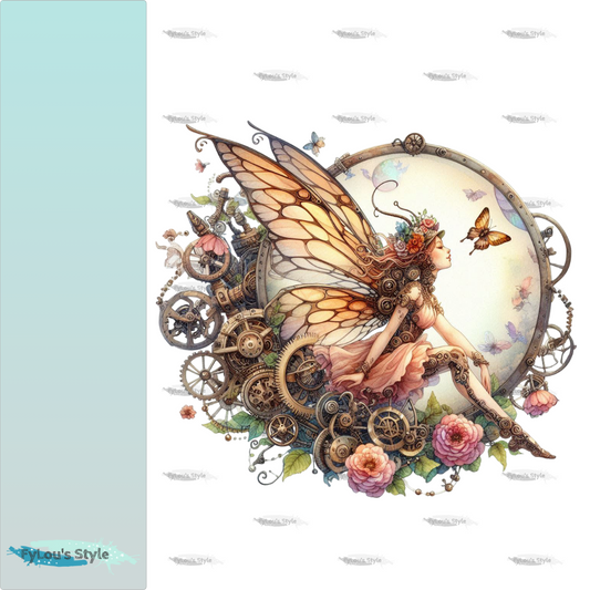Bügelbild Steampunk Fee #2 Fylou's Style