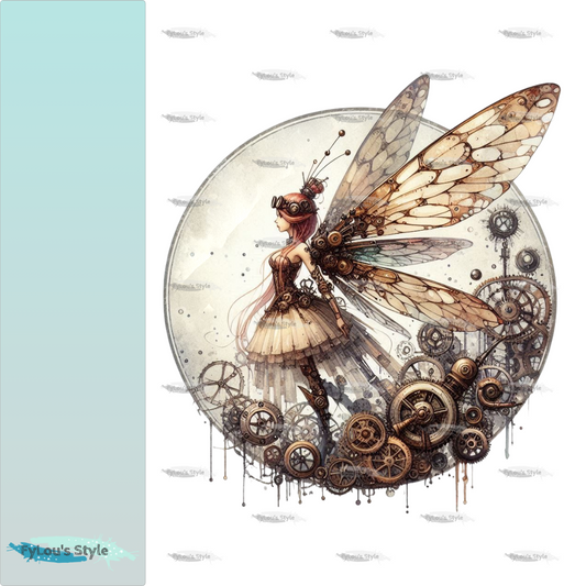 Bügelbild Steampunk Fee #1 Fylou's Style