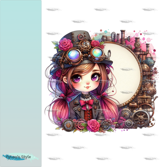 Bügelbild Steampunk Lady Fylou's Style