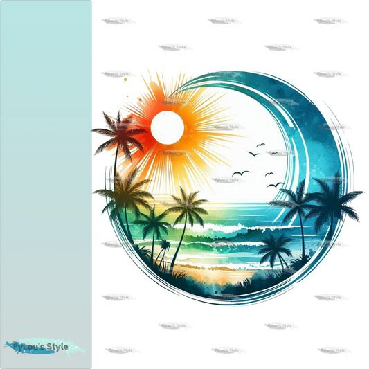 Bügelbild Strandfeeling #3 Fylou's Style