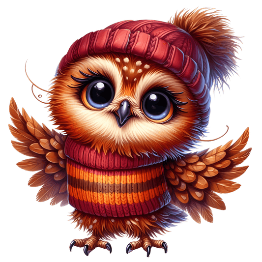 Bügelbild Süße Herbst Tiere #10