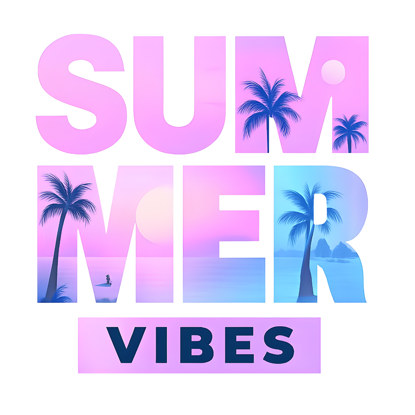 Bügelbild Summer Vibes #1 Fylou's Style
