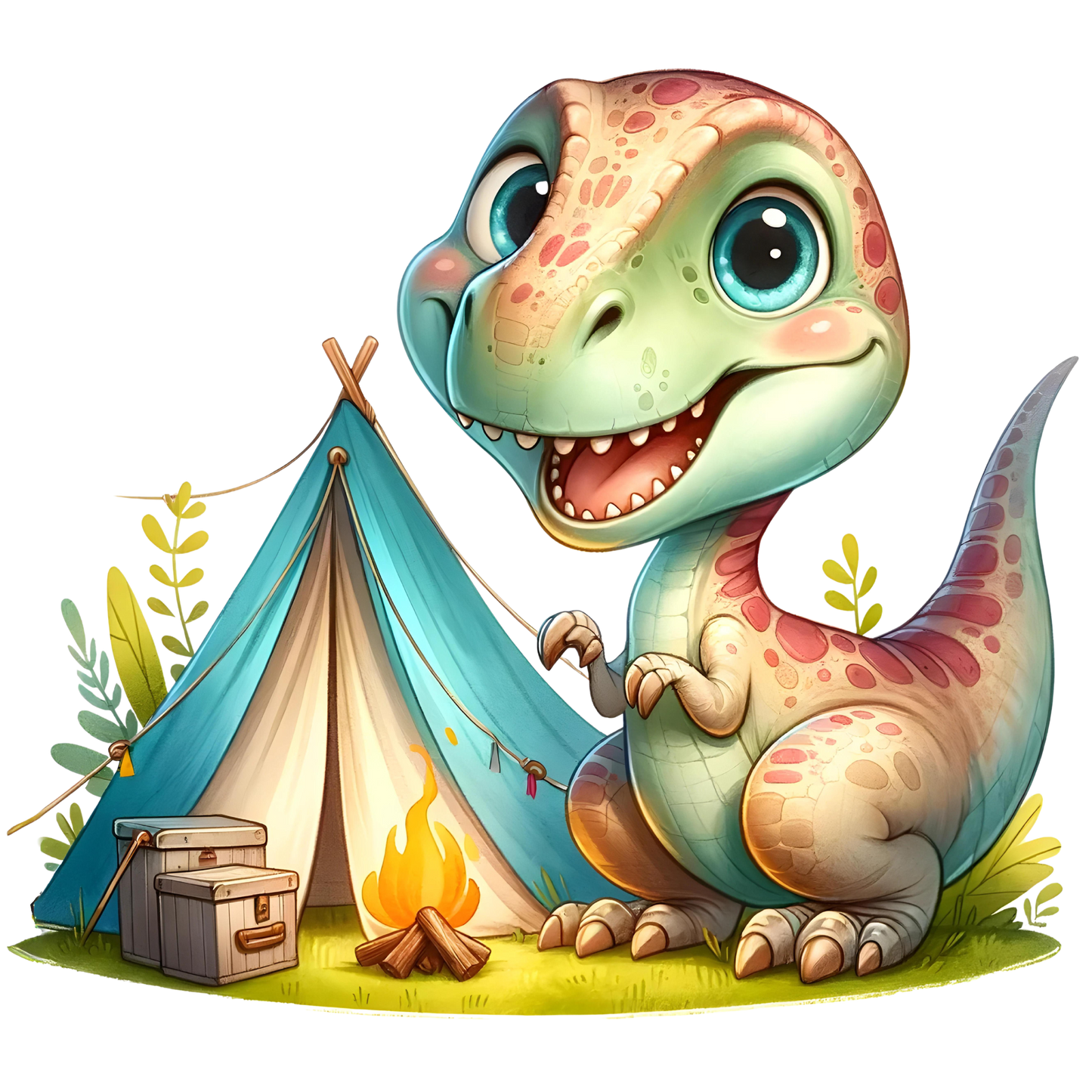 Bügelbild Dinos machen Urlaub #23 Fylou's Style