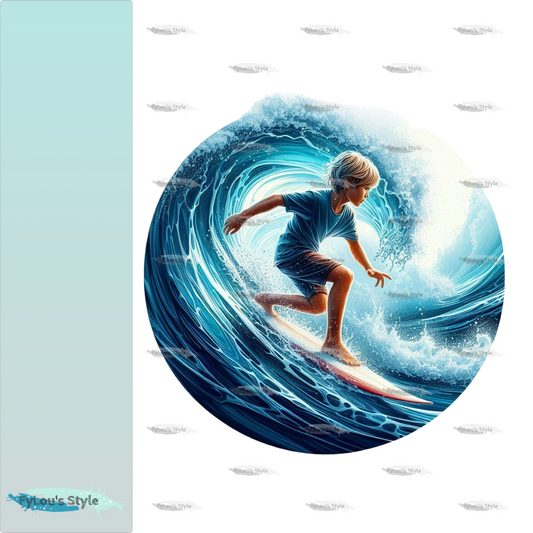 Bügelbild Surfer Boy #1 Fylou's Style