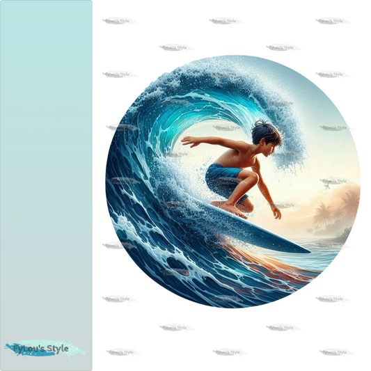 Bügelbild Surfer Boy #2 Fylou's Style