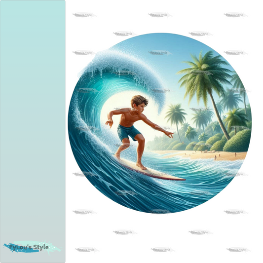 Bügelbild Surfer Boy #3 Fylou's Style