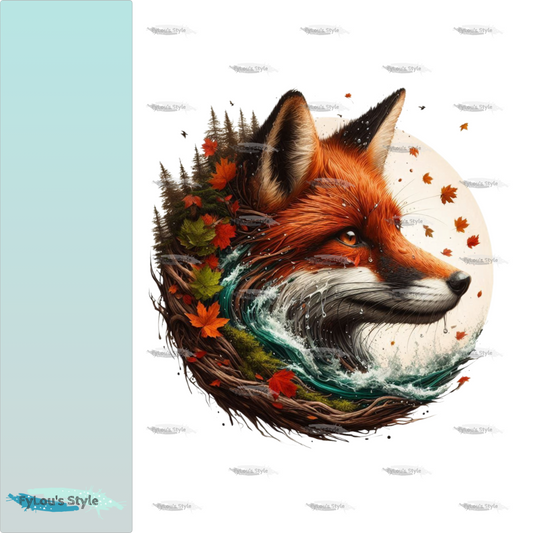 Bügelbild Wald Fuchs #3