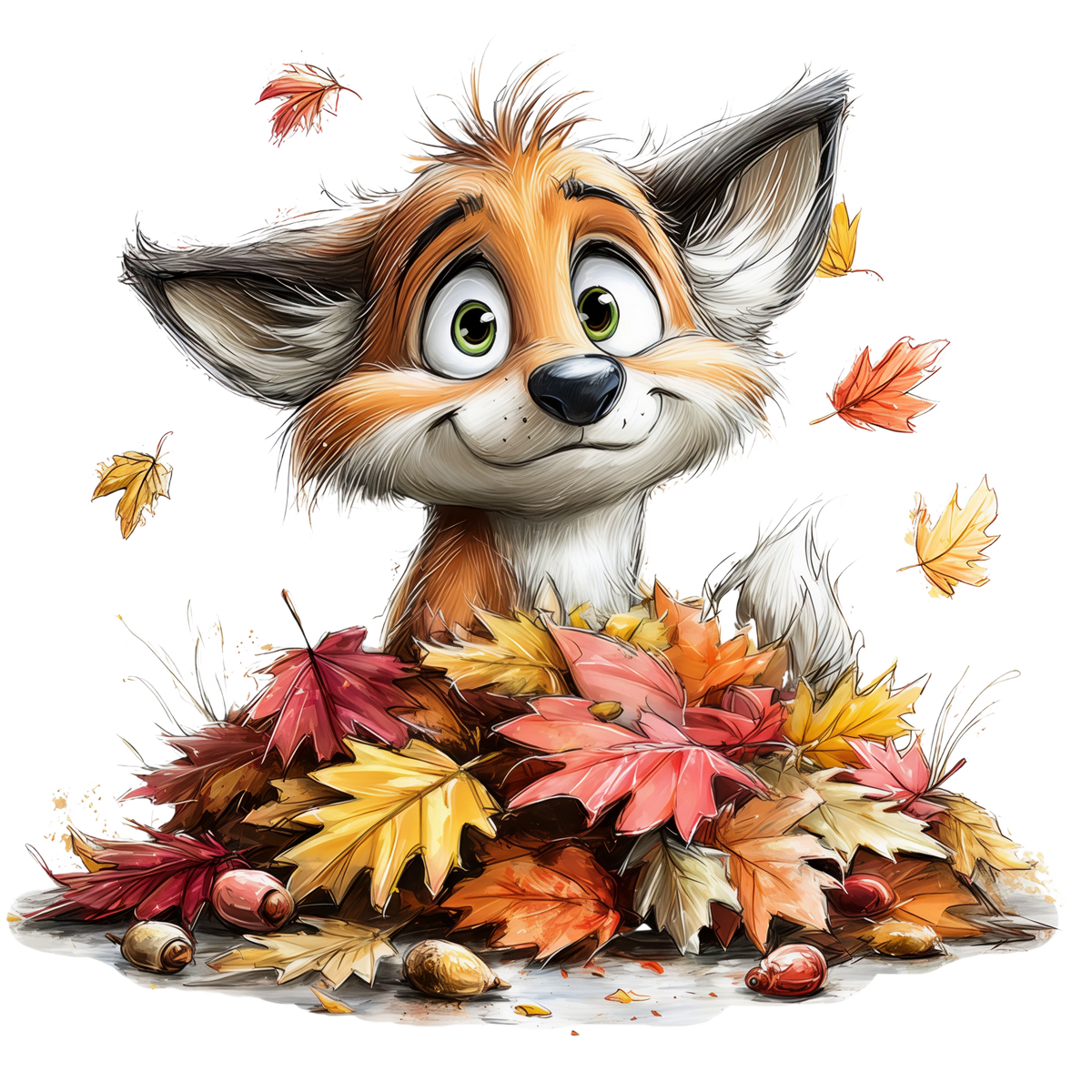 Bügelbild Waldtiere Fuchs #13