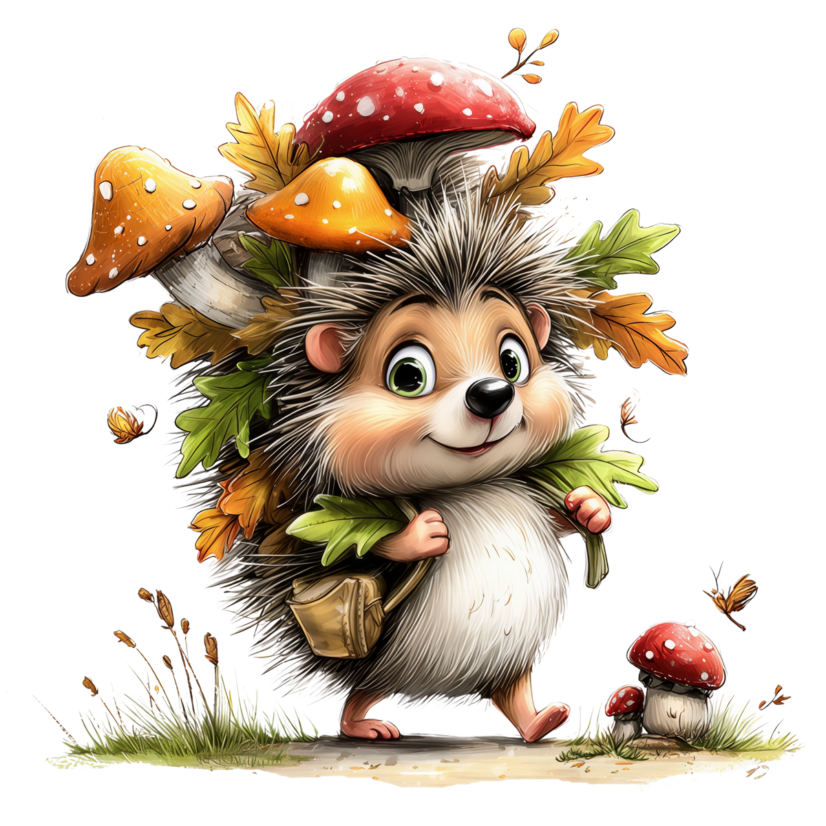 Bügelbild Waldtiere Igel #6