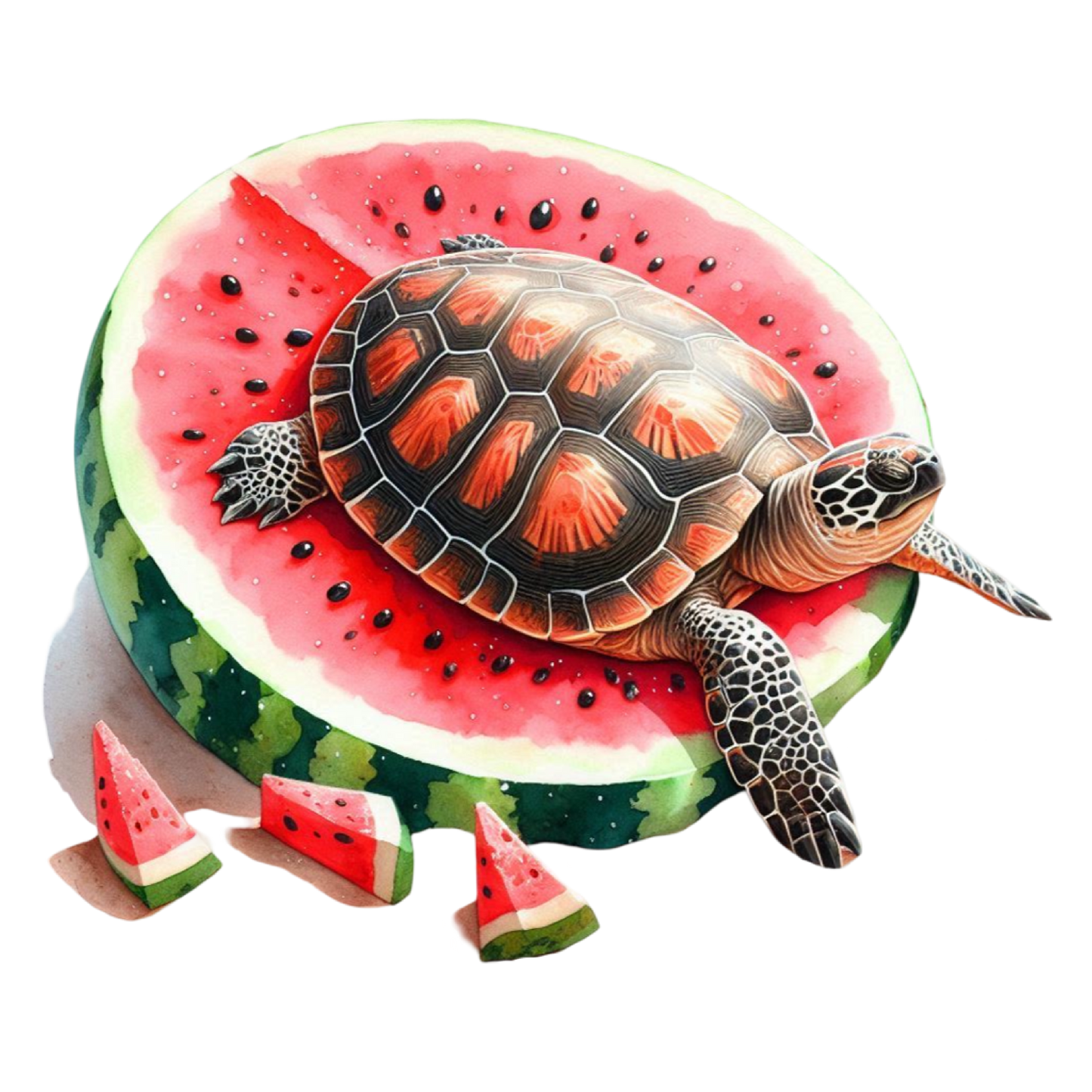 Bügelbild Wasserschildkröte #7 Fylou's Style