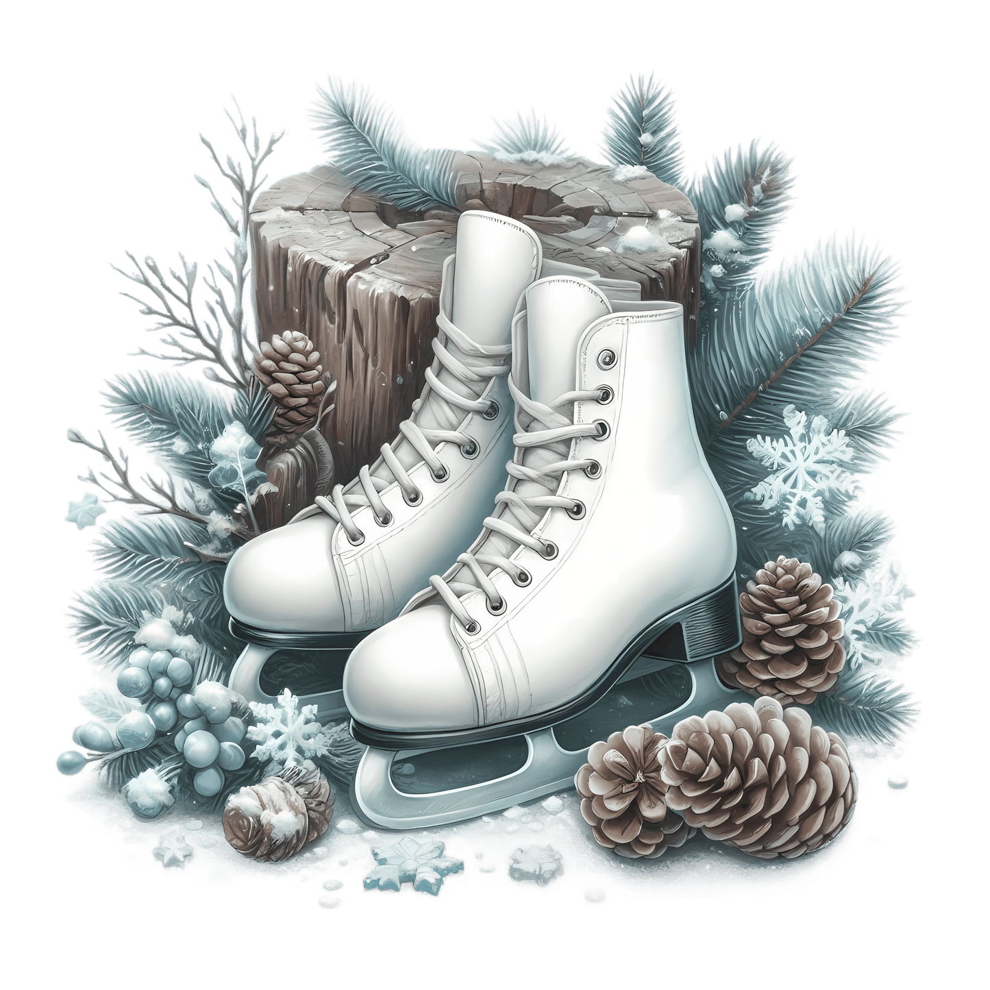 Bügelbild Watercolor Cozy Winter #29