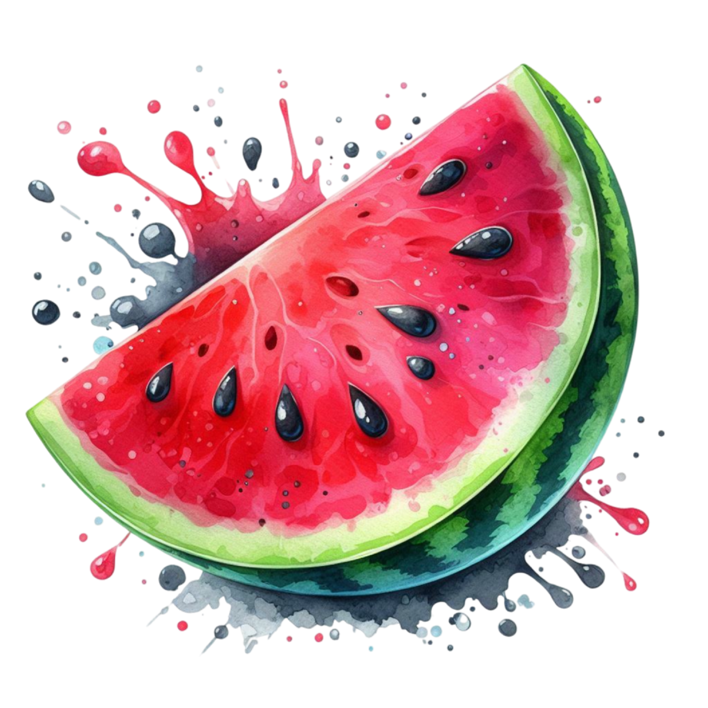 Bügelbild Watercolor Melone Fylou's Style