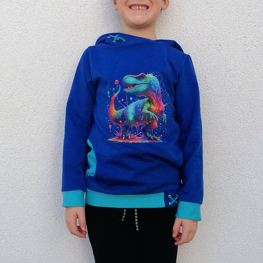 Bügelbild Splash Dinosaurier bunt Fylou's Style