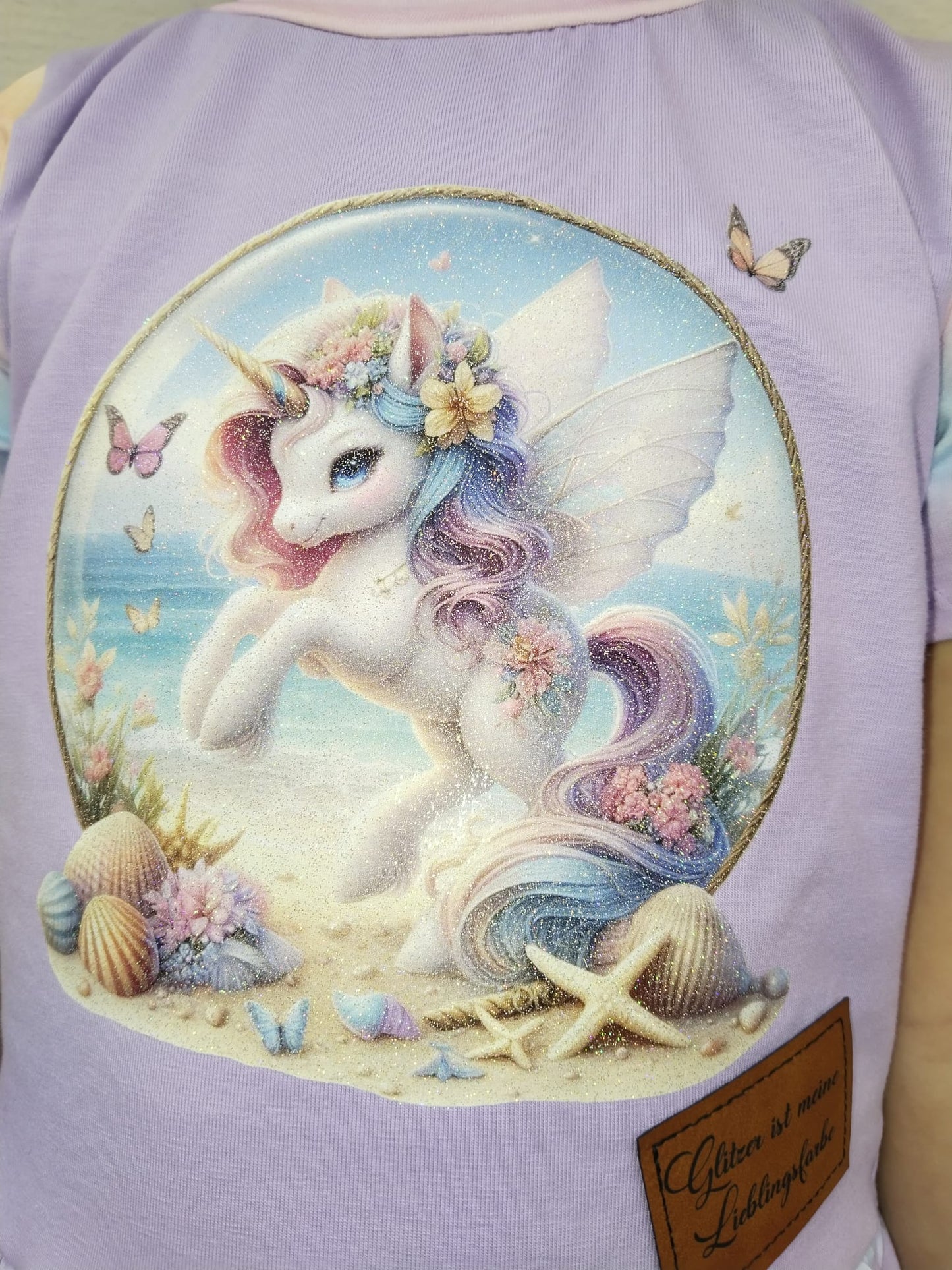 Bügelbild kleines Einhorn am Strand #12 - Fylou's Style