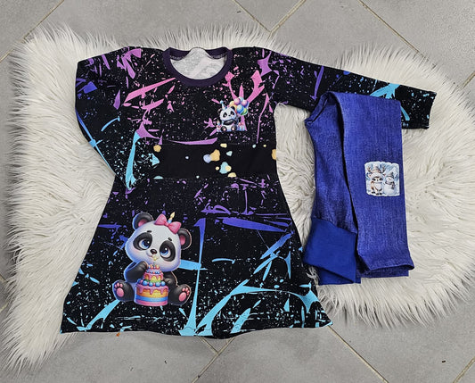 Bügelbild Panda Geburtstag #3