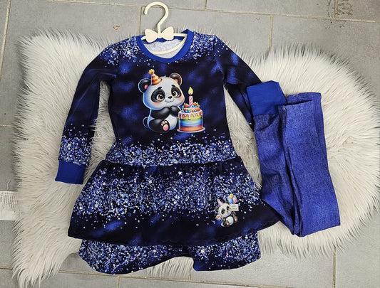 Bügelbild Panda Geburtstag #2