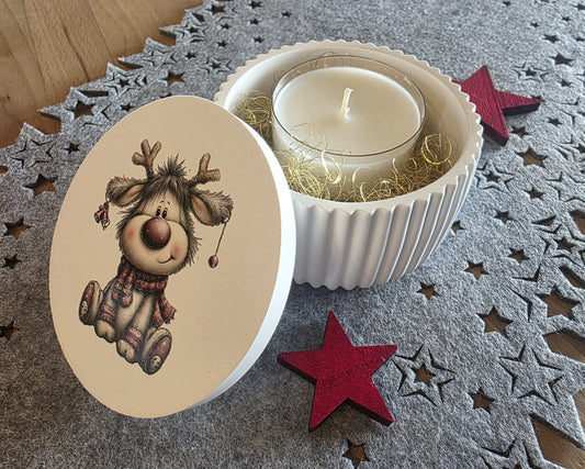 A4 Bogen Rub ON Sticker Fröhliche Weihnachtstiere