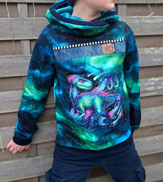 Bügelbild Galaxy Dino #1