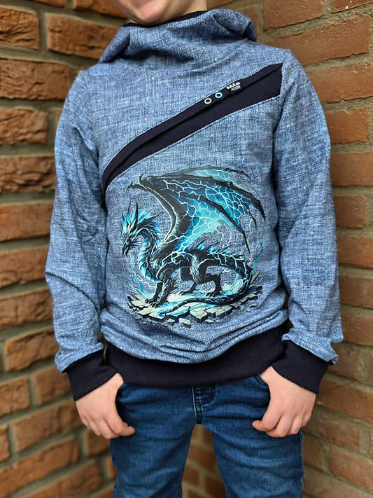 Bügelbild Elementar Drache #13