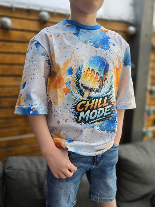 Bügelbild Chill Mode Eis Ocean