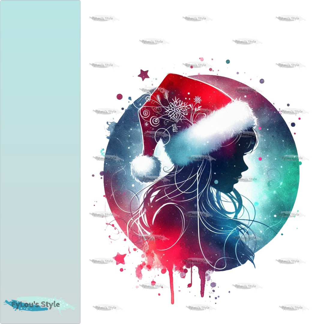 Bügelbild Xmas Girl #4